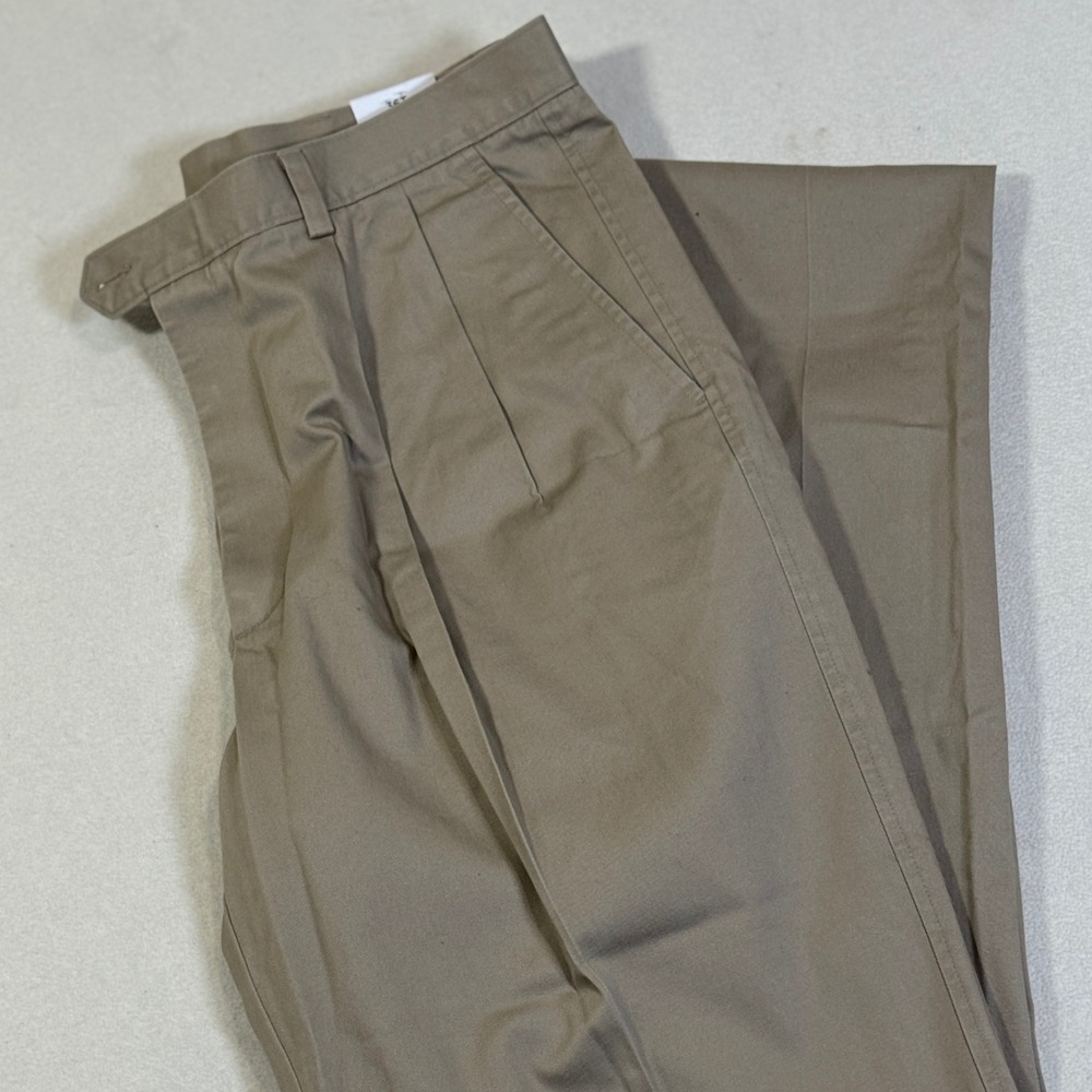 Cutter‎ & Buck Mens US 36T Pleated Khaki Casual Dress Pants Trousers NWT